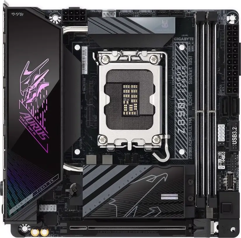 Montaje Placas Base Gigabyte Z890I AORUS ULTRA Gaming PC Ciudad Puerta de Hierro Montaje Placa Base Gigabyte Z890I AORUS ULTRA Gaming PC Ciudad Puerta de Hierro